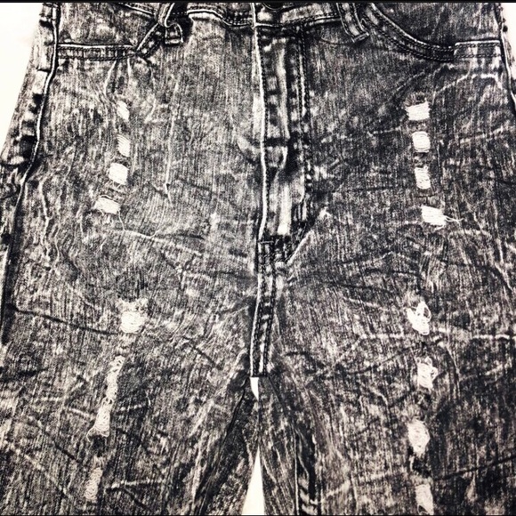 Rox denim sz 9 highwaisted acidwash stretch jeans - Picture 3 of 7